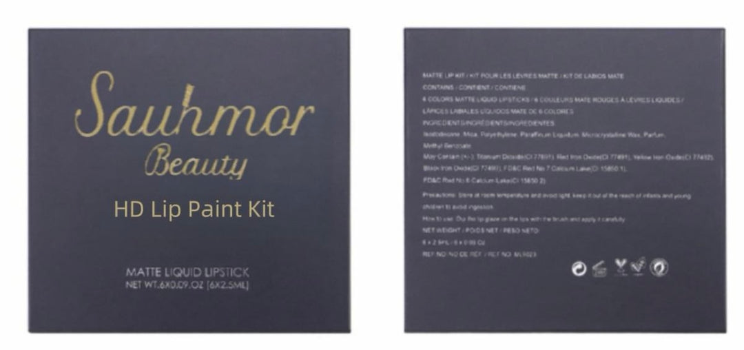 Sauhmor Beauty Lip Kit – Black  (Pinks & Reds)